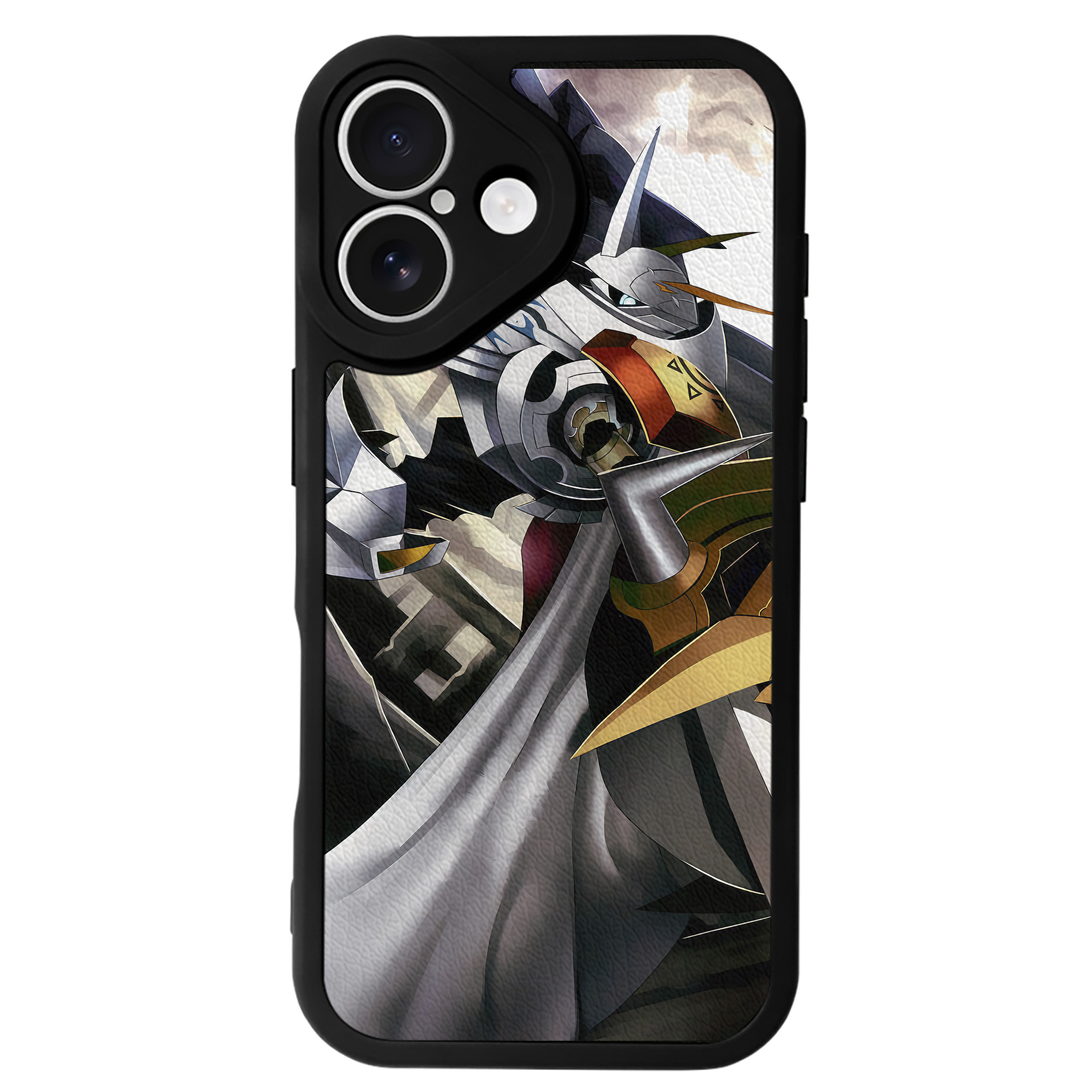 （画像用） Digimon デジタルモンスター/デジモン 【iPhone 16シリーズ対応】シリコンスマホケース（レザー調） 材質：シリコン